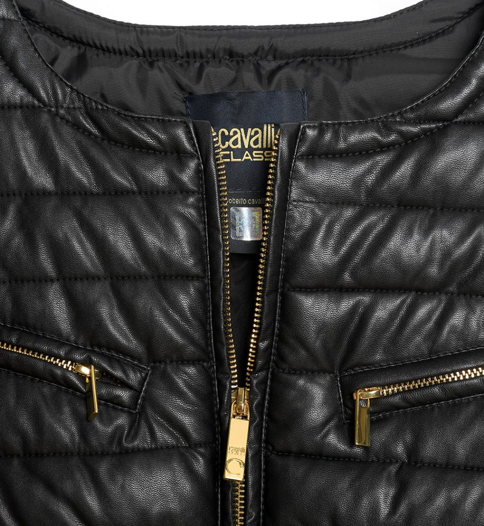 dorp Verbeteren Interpunctie Black jacket with elastic waistband Class Roberto Cavalli - The Dresser
